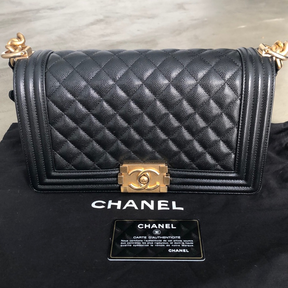 β€οΈ SOLD β€οΈ Stunning Boy CHANEL Handbag - Picture 1 of 15
